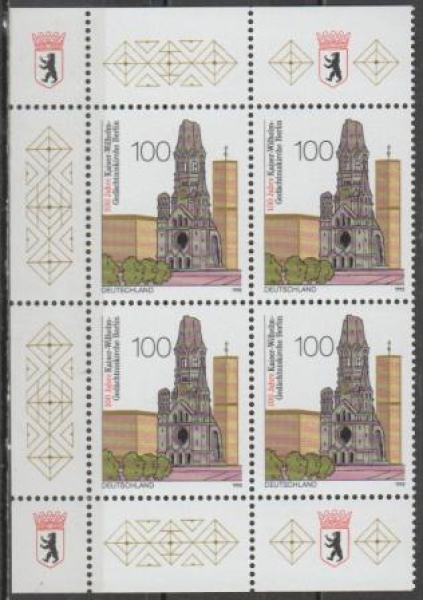 BRD 1812 Viererblock ** - 1995